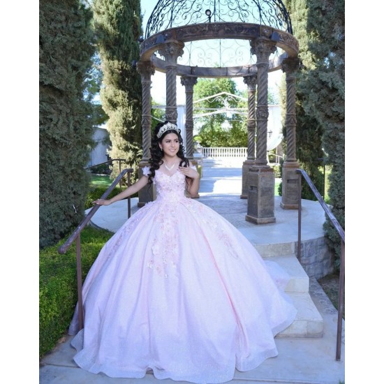 Sleeveless Pink Quince Dresses V Neck 15 Dress