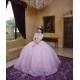 Sleeveless Pink Quinceanera Dress Sweetheart Neck Vestidos De 15 Anos