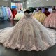 Sleeveless Pink Quinceanera Dress XV Anos Sweetheart Neck Vestidos De 15 Anos