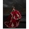 Sleeveless Red Quinceanera Dresses Lace Appliques V Neck 15 Dress