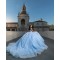 Sleeveless Sky Blue Quinceanera Dresses Sweetheart Neck 15 Dress