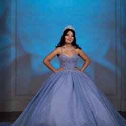 Sleeveless Vestidos De 15 Anos Sky Blue Quince Dress Instagram Gowns