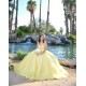 Sleeveless Yellow Quince Dresses Sweetheart Neck 15 Dress