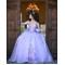 Spaghetti Strap Lilac Quince Dresses Lace Appliques V Neck Detachable 15 Dress