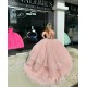 Spaghetti Strap Pink Quince Dresses V Neck 15 Dress Lace Appliques Ball Gowns