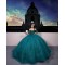 Strapless Emerald Green Quince Dress Sleeveless Vestidos De 15 Anos