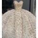 Strapless Quinceanera Dama Dresses Champagne With Bowties Back