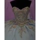 Strapless Sky Blue 15 Dresses Sweetheart Neck Dress With Bow