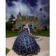 Sweet 15 Gowns Navy Blue Quinceanera Dress Off Shoulder Princess Dresses