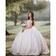 Sweet 15 Gowns Pink Quinceanera Dress Off Shoulder 2024 Ball Gown Princess Dresses