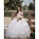 Sweet 15 Gowns Pink Quinceanera Dress Off Shoulder 2024 Ball Gown Princess Dresses