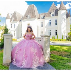 Sweetheart Lilac Quinceanera Dress Off Shoulder Vestidos De 15 Anos With Bow