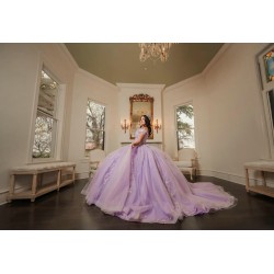 Sweetheart Neck Birthday Party Dresses Lilac Quinceanera Dress