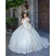 Sweetheart Neck Champagne Quinceanera Dress Off Shoulder 15 Dresses