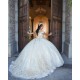 Sweetheart Neck Champagne Quinceanera Dress Off Shoulder 15 Dresses