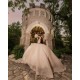 Sweetheart Neck Champagne Quinceanera Dress Off Shoulder Vestidos De 15 Anos