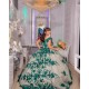 Sweetheart Neck Green On Nude Quinceanera Dress Off Shoulder 15 Dresses