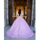 Sweetheart Neck Lilac Quince Dresses Off Shoulder 15 Dress