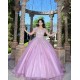 Sweetheart Neck Lilac Quince Dresses Off Shoulder 15 Dress