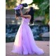 Sweetheart Neck Lilac Quinceanera Dress Lace Appliques Sleeveless 15 Dresses