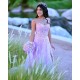 Sweetheart Neck Lilac Quinceanera Dress Lace Appliques Sleeveless 15 Dresses