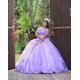 Sweetheart Neck Lilac Quinceanera Dress Off Shoulder 15 Dresses