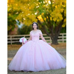 Sweetheart Neck Lilac Quinceanera Dress Sequin Off Shoulder 15 Dresses