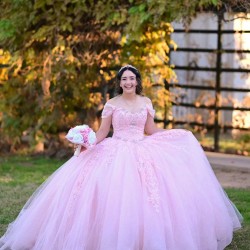 Sweetheart Neck Lilac Quinceanera Dress Sequin Off Shoulder 15 Dresses