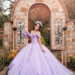 Sweetheart Neck Lilac Quinceanera Dress Vestidos De 15 Anos 2024