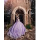 Sweetheart Neck Lilac Quinceanera Dress Vestidos De 15 Anos 2024