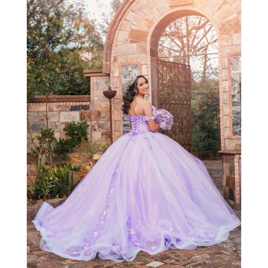 Sweetheart Neck Lilac Quinceanera Dress Vestidos De 15 Anos 2024