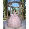 Sweetheart Neck Pink Quince Dresses Metallic Sequin Off Shoulder 15 Dress