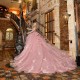 Sweetheart Neck Pink Quinceanera Dress Off Shoulder Vestidos De 15 Anos