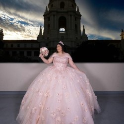 Sweetheart Neck Pink Quinceanera Dress Vestidos De 15 Anos