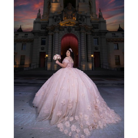 Sweetheart Neck Pink Quinceanera Dress Vestidos De 15 Anos