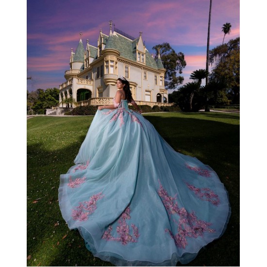 Sweetheart Neck Quince Dress Aqua Vestidos De 15 Anos Birthday Dresses