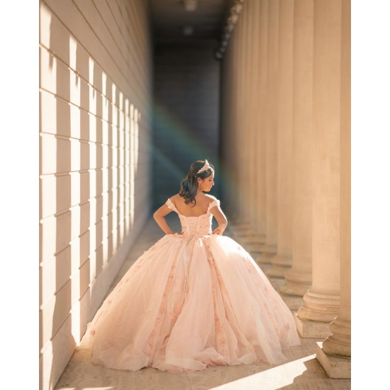 Sweetheart Neck Quince Dress Pink Vestidos De 15 Anos Women 2024 Ball Gown