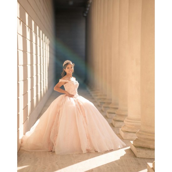 Sweetheart Neck Quince Dress Pink Vestidos De 15 Anos Women 2024 Ball Gown