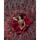 Sweetheart Neck Quince Dress Red Vestidos De 15 Anos Off Shoulder Women 2024 Ball Gown