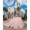 Sweetheart Neck Quinceanera Dress Pink Vestidos De 15 Anos With Bow