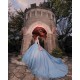 Sweetheart Neck Sky Blue Quinceanera Dress Girls Sweet 16 Dresses