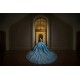 Sweetheart Neck Sky Blue Quinceanera Dress Sequin Off Shoulder Sweet 15 Gowns