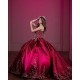 Sweetheart Neck Sweet 15 Gowns Burgundy Quinceanera Dress Sleeveless 2024 Dresses