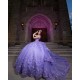 Sweetheart Neck Sweet 15 Gowns Lavende Quinceanera Dress Princess Dresses