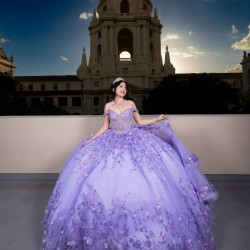 Sweetheart Neck Sweet 15 Gowns Lavende Quinceanera Dress Princess Dresses