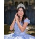 Sweetheart Neck Sweet 15 Gowns Sky Blue Quinceanera Dress Princess Dresses