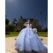 Sweetheart Neck Sweet 15 Gowns Sky Blue Quinceanera Dress Princess Dresses