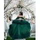 Sweetheart Neck Tiered Emerald Green Quinceanera Dress Off Shoulder 15 Dresses