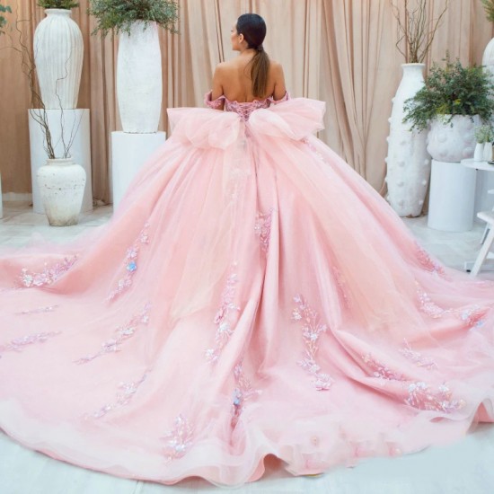 Sweetheart Pink Quinceanera Dress Birthday Party Gowns Prom Sweet vestidos