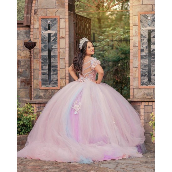 Sweetheart Quinceanera Dress Pink Vestidos De 15 Anos Off Shoulder Girls 2024 Wear Pageant